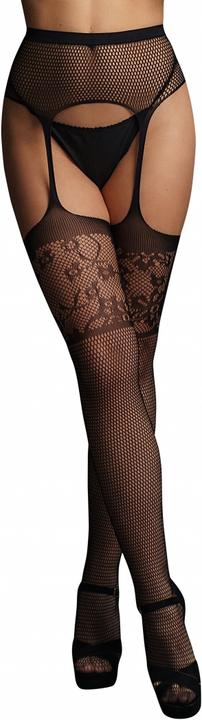 Produktbild Le Désir Garterbelt stockings with lace top - O/S (One Size)