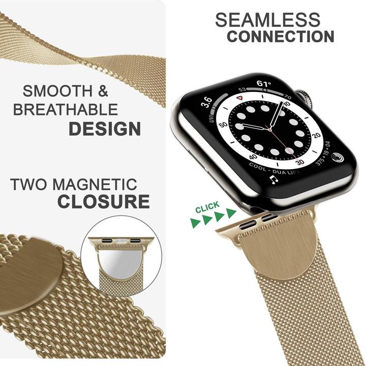 Produktbild Nalia Milanaise Metall Smart-Watch Armband (Edelstahl)