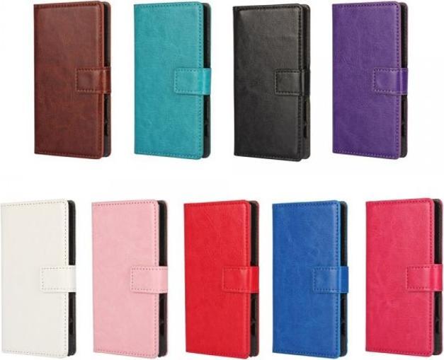 Produktbild Elegante Crazy Horse Leder Flip Hülle (Sony Xperia Z5 Compact)