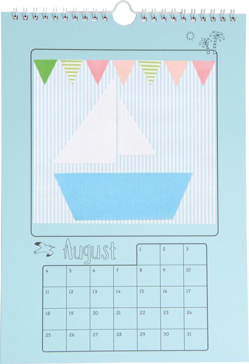 Immagine prodotto Betzold Bunte Bastelkalender, 5 Stück (A4)