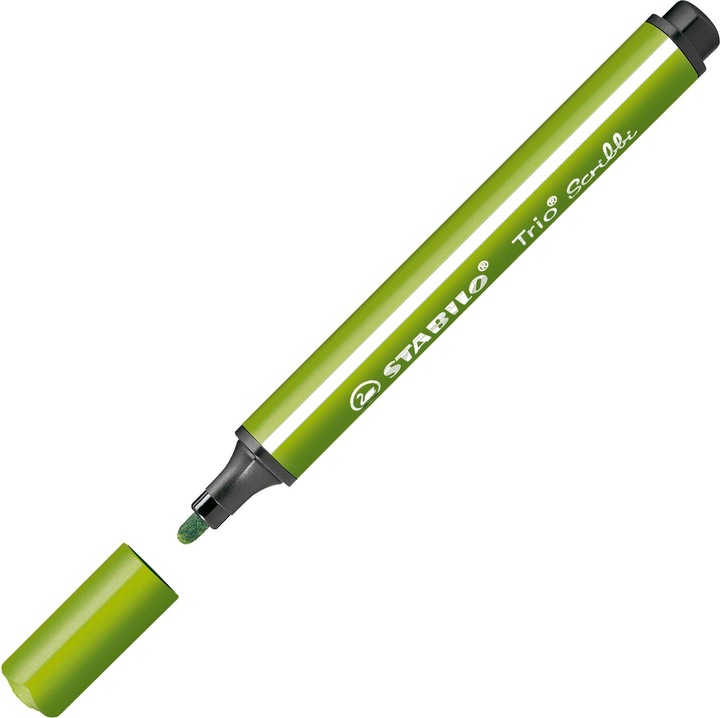 Produktbild STABILO Trio Scribbi Gefederter Dreikant-Filzstift (Green, 1 x)