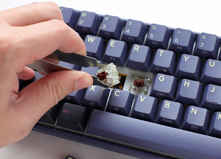 Image du produit Ducky One 3 Cosmic Blue Mini Gaming Keyboard, RGB LED - MX-Red (DE, Filaire)