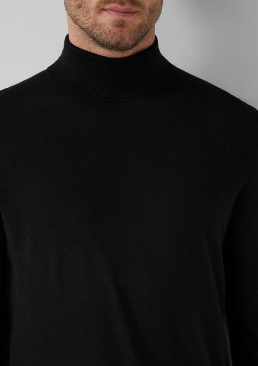 Produktbild s.Oliver Strickpullover Rollkragenpullover aus reiner Merinowolle (M)