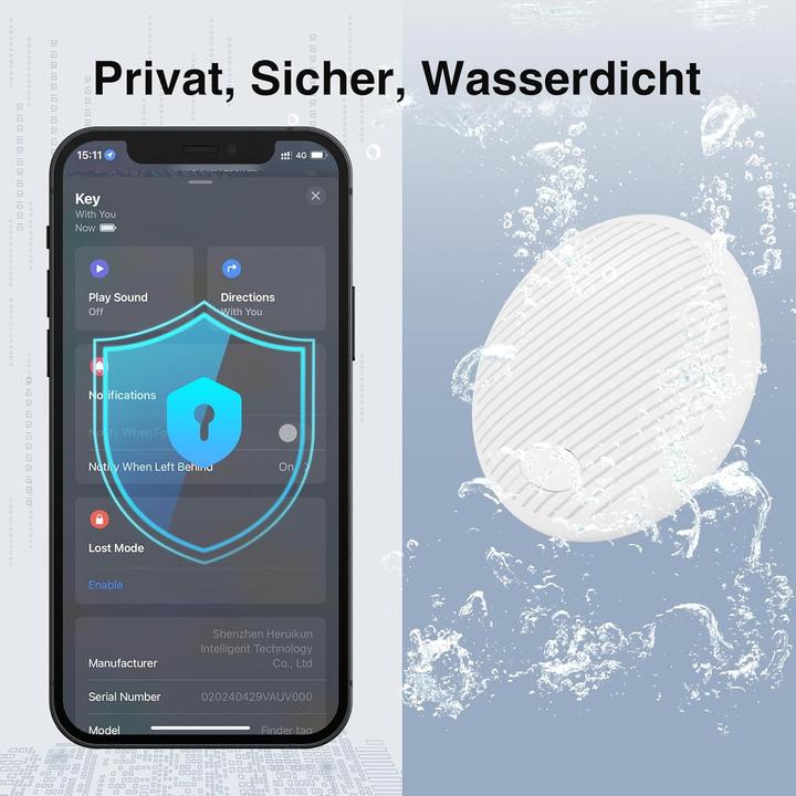 Produktbild Fitabok 2er Set Air Tracker Smart Tag (iOS)
