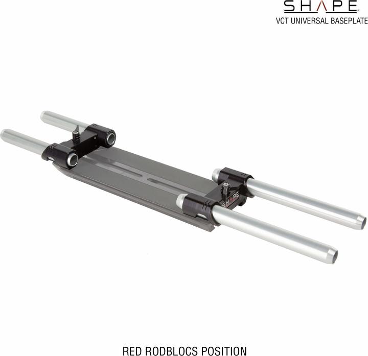 Actual product image Shape BP10 - Revolt VCT Universal Baseplate With Camera Shoulder Mount
