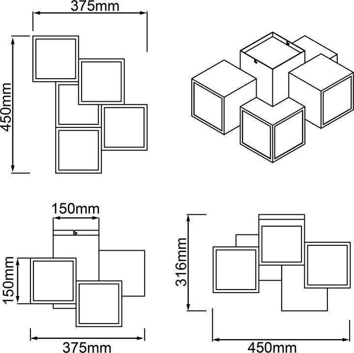 Produktbild Brilliant Cubix (4000 lm)