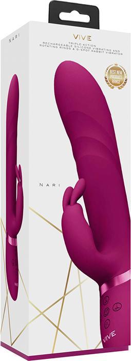 Actual product image Shots Nari - Vibrating and Rotating Beads, G-Spot Rabbit