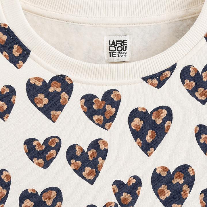 Image du produit La Redoute Collections Bedrucktes Sweatshirt mit Herzen (92)