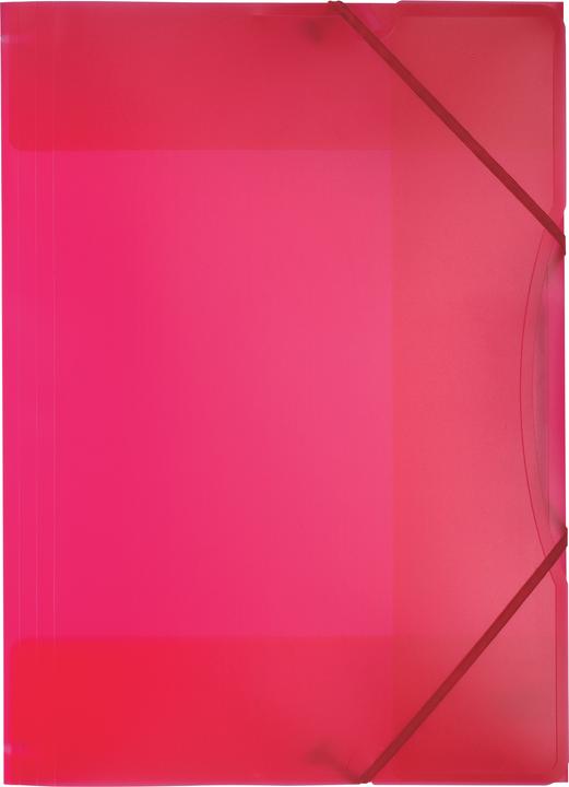 Image du produit Folia Chemise à élastique A3 transp. rouge (A3, 1 x)