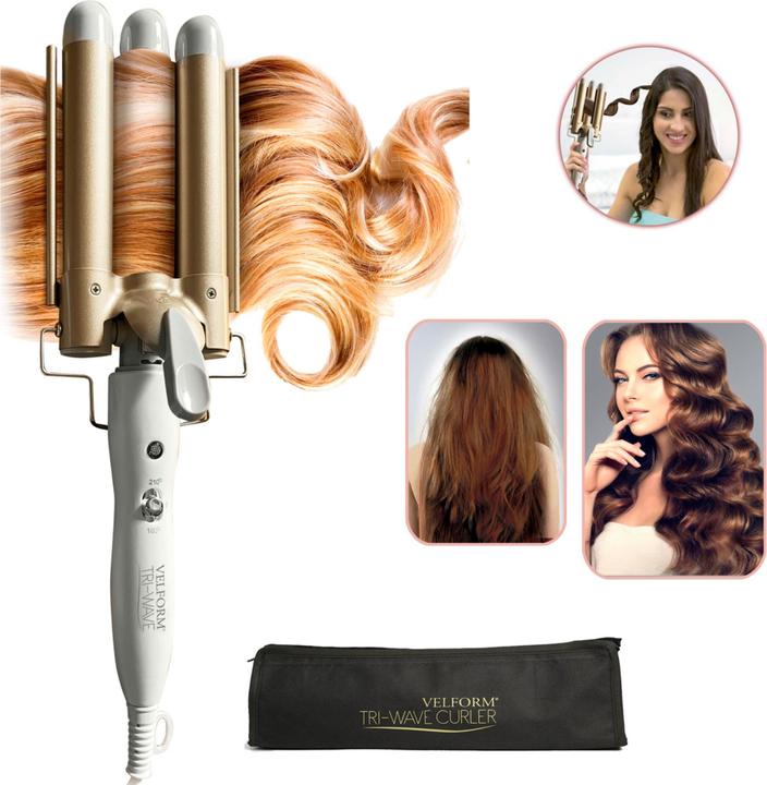 Actual product image Lipo Tri-Wave Curler