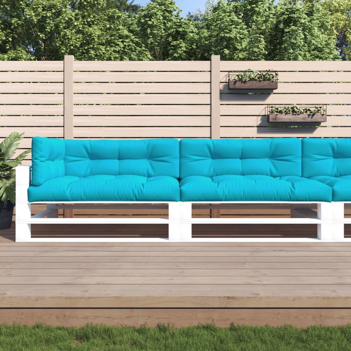 Image du produit VidaXL Ensemble salon de jardin 10 pièces avec coussins (120 x 80 x 12 cm)
