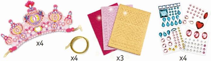 Actual product image Djeco Mosaic tiaras princess