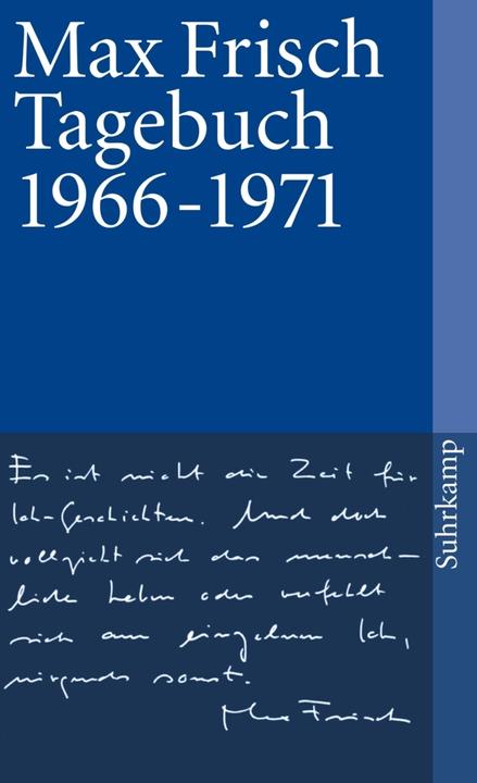 Produktbild Tagebuch 19661971 (Deutsch, Max Frisch, 1991)