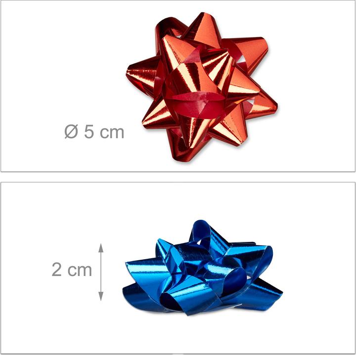 Produktbild Relaxdays 200x Geschenkschleife (200x)