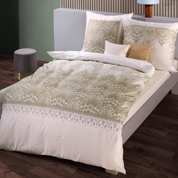 Immagine prodotto Kaeppel Biancheria da letto Castoro Venezia oliva (Copripiumino, 80x80 cm, 135x200 cm)