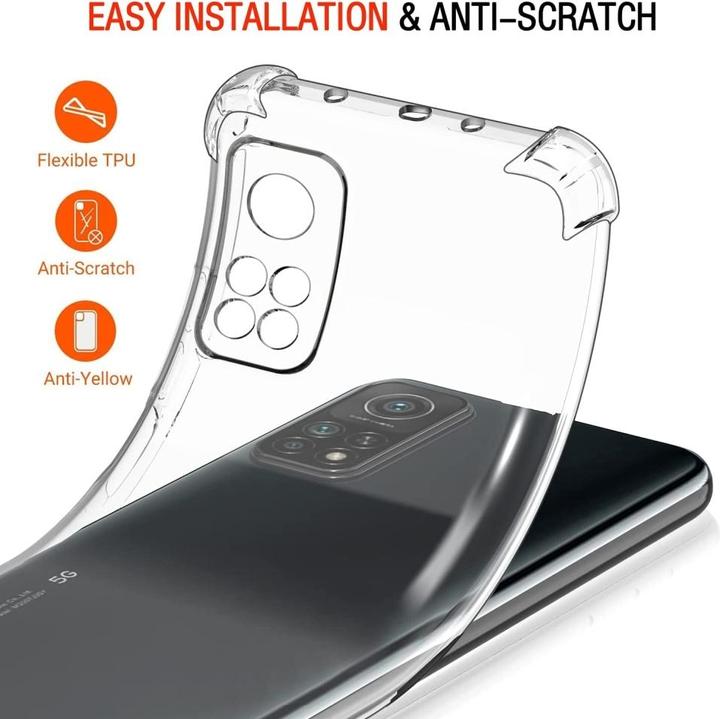 Produktbild Screenguard Xiaomi Mi 10T Pro Hülle Crystal Soft Airbag Bumper (Xiaomi Mi 10T Pro)