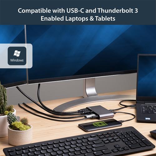Actual product image StarTech DK30C2HAGPD (USB-C, 4 Ports)