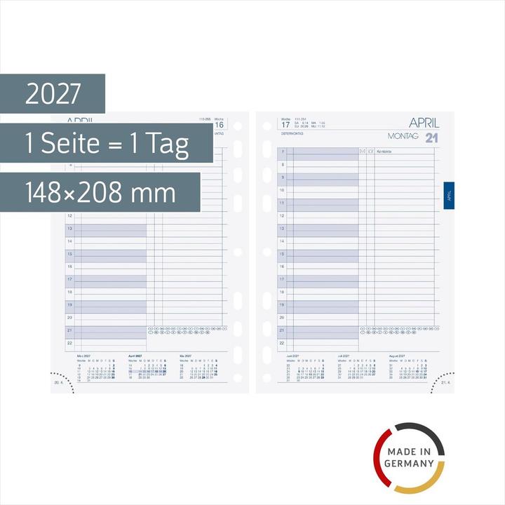 Actual product image Brunnen - Timer Einlage (A5, 1 day / 1 page)