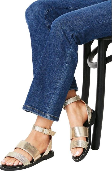 Actual product image FAITH Womens/Ladies Makoko Double Band Flat Sandals (42)