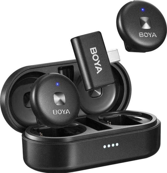 Actual product image Boya wireless microphone Omic Wireless USB-C, black