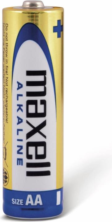 Productafbeelding Maxell Mignon alkaline batterij, AA, LR6, 4 stuks (4 Pcs., AA / LR6 / Mignon / R6 / R14505)