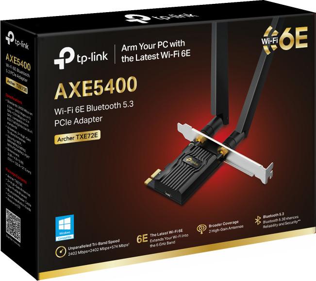 Actual product image TP-Link Archer TXE72E (Mini PCI Express)