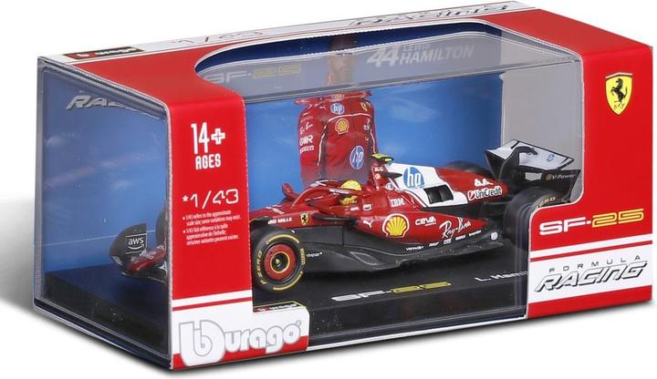 Actual product image Bburago Ferrari F1 SF-25 1/43 Hamilton2025