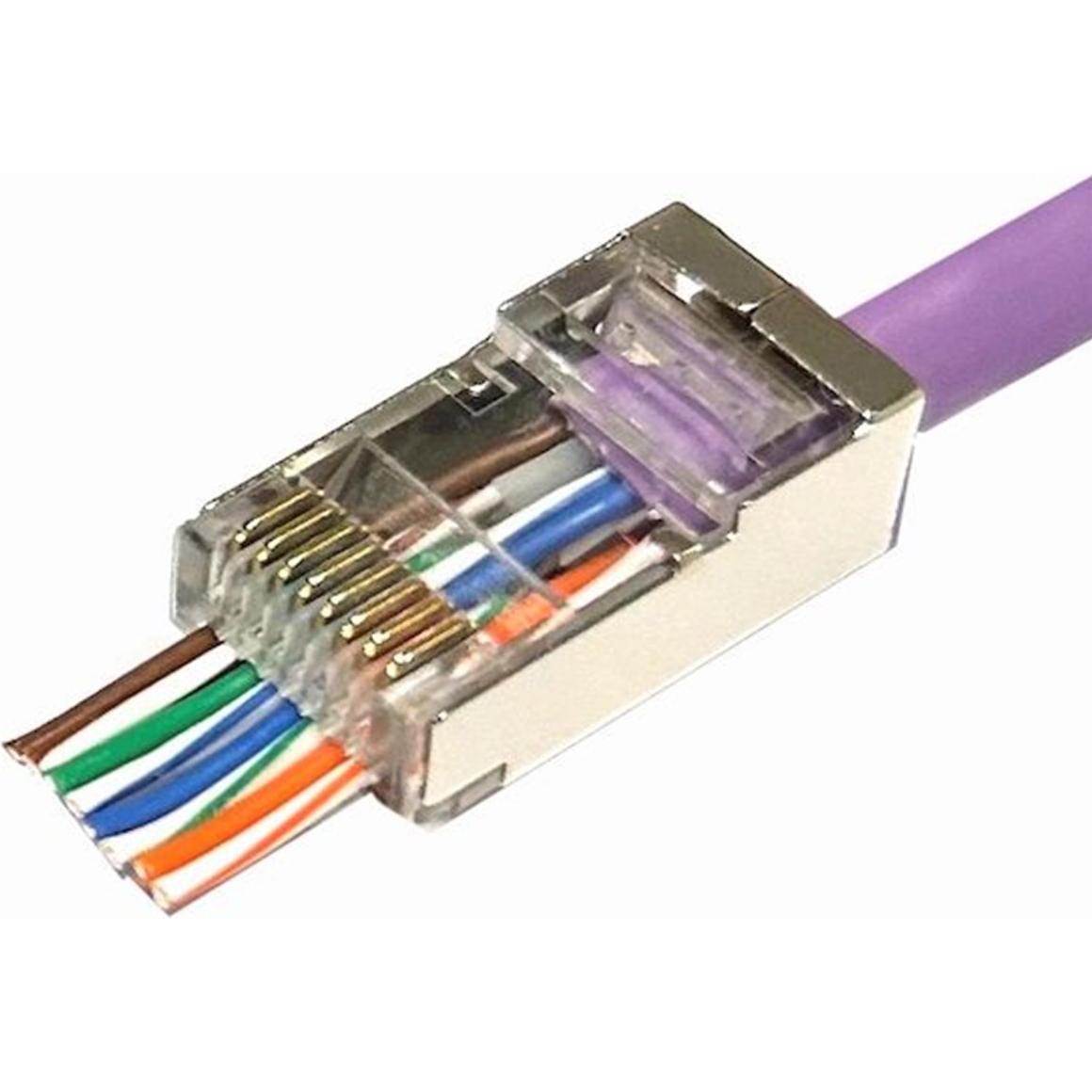 Thumbnail - MicroConnect Modular EZ Plug RJ45 8P8C CAT6 (F/UTP, CAT6), Netzwerkkabel