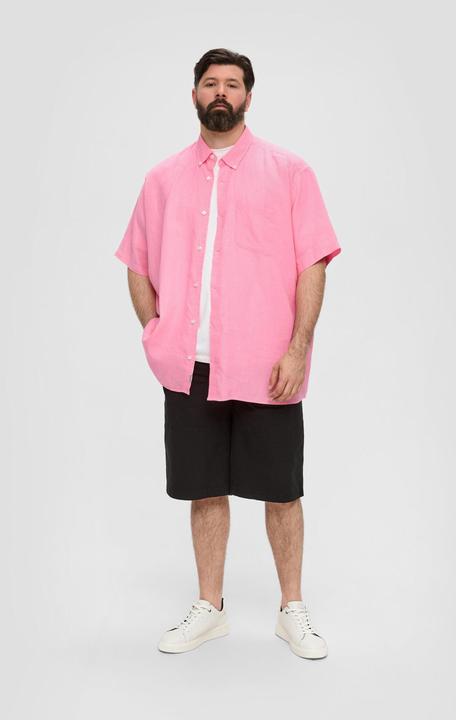 Immagine prodotto s.Oliver Hemd Kurzarmhemd aus Leinen (4XL)