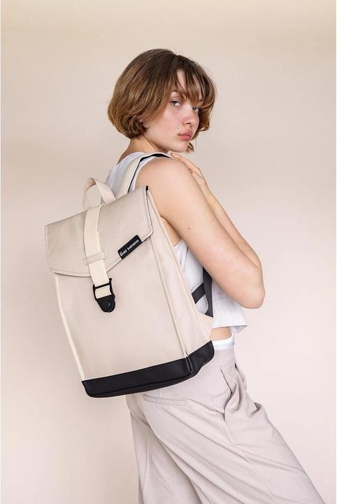 Actual product image Bold Banana Laptop Backpack / Backpack / School Bag - 15.6 Inch - Envelope - Beige