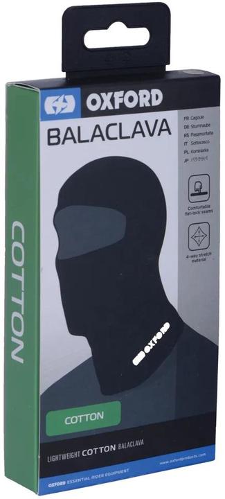 Oxford Balaclava Cotton Blk