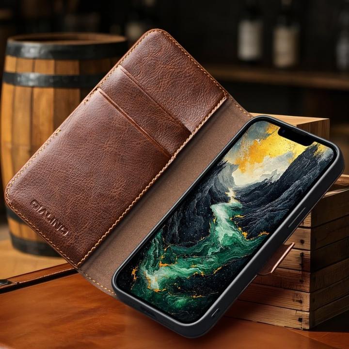 Produktbild QiAlino Hülle Flip mit magnetischem Verschluss (Apple iPhone 16e)