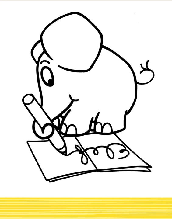 Actual product image My Little Mouse Colouring Pad