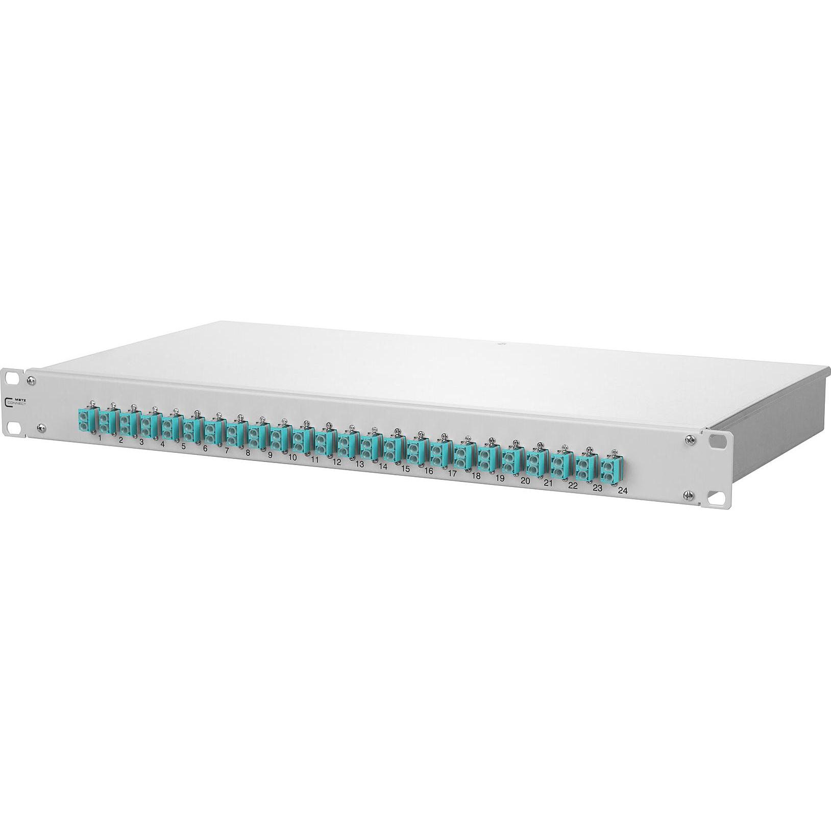 Metz Connect 1502507724-E. Stecker: LC. Produktfarbe: Silber, Material: Aluminium, Rack-Kapazität: 1, Server Zubehör, Gr...
