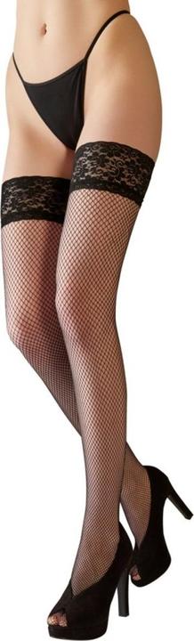 Actual product image Cottelli Collection Fish-net stockings without braces (6)