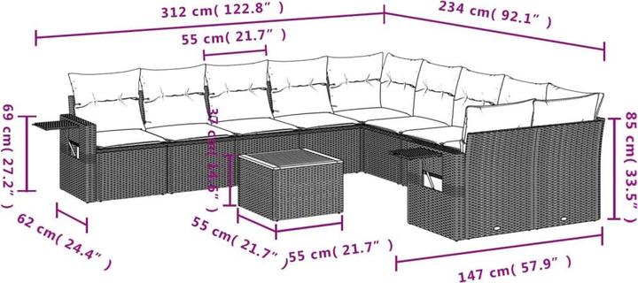 Produktbild vidaXL Reign
