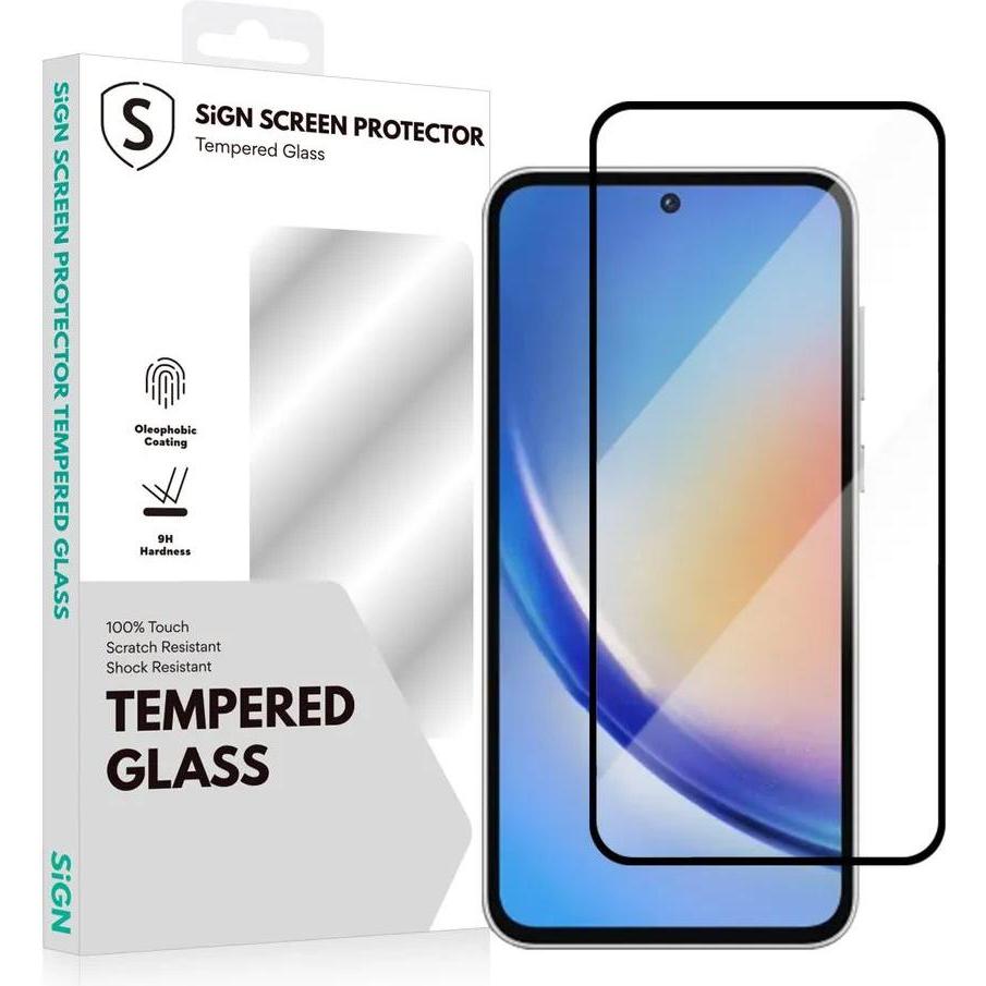 SIGN Screen protector in tempered glass for Samsung Galaxy A56 (Samsung Galaxy A56), Pellicola protettiva smartphone
