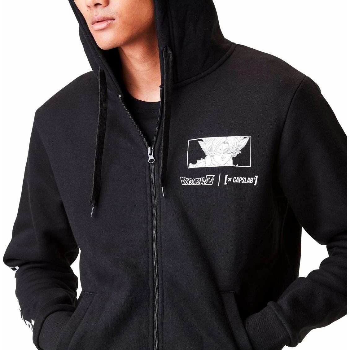 Thumbnail - Capslab, Herren, Pullover, Dragon Ball - Son Goku - S Grosse, Schwarz, (S)