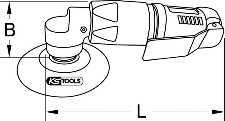 Actual product image KS Tools 515.5590 (Eccentric polisher)