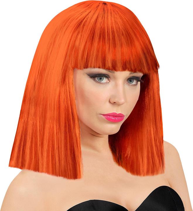 Actual product image Widmann SHOWGIRL PERÜCKE rotbraun in Box