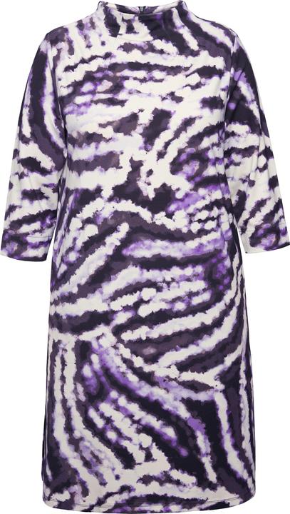 Produktbild Ulla Popken Sweatkleid, Batikdruck, Stehkragen, 3/4-Arm, Taschen (42, 44)