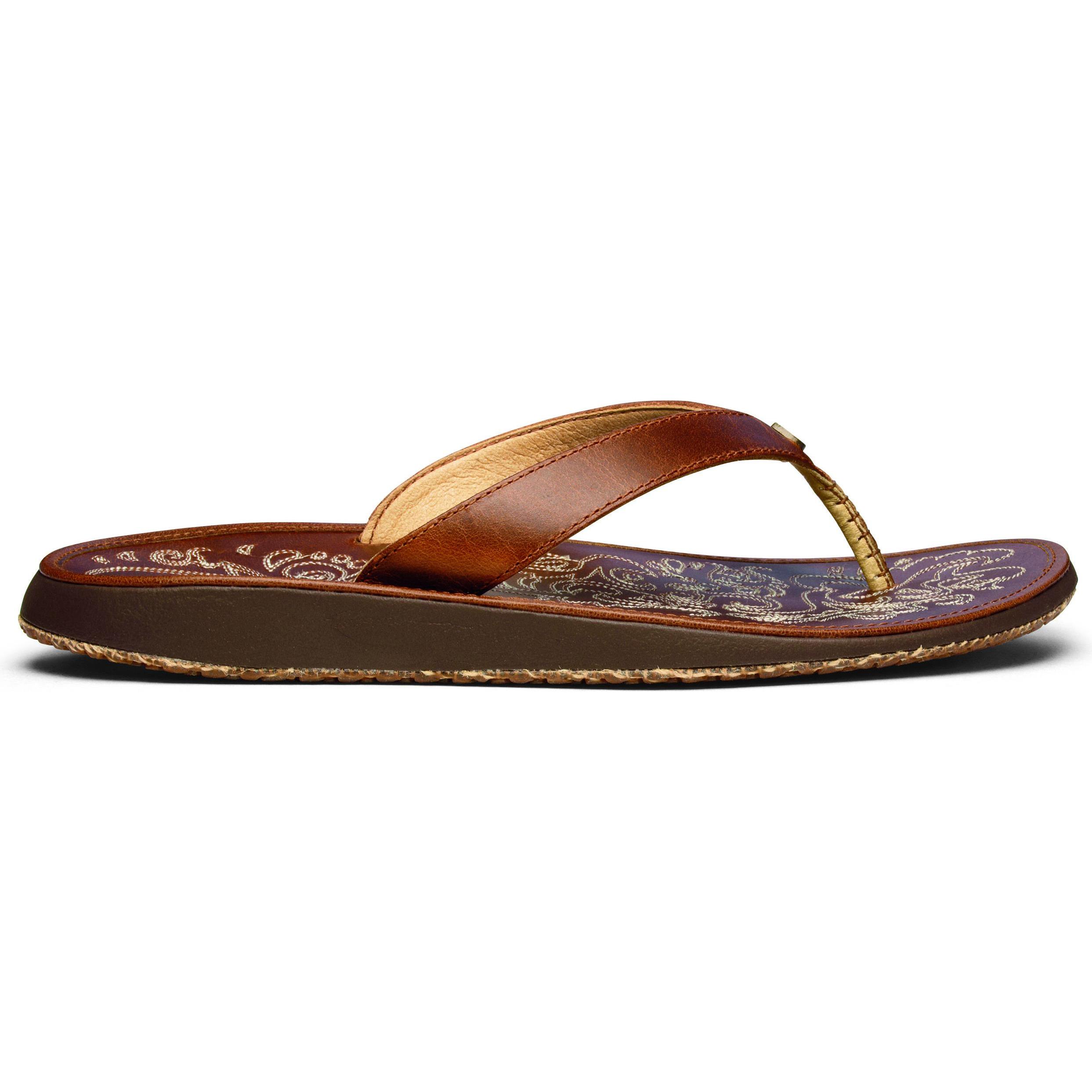 OluKai, Damen, Flip-Flop, Paniolo natural, Braun, (38)
