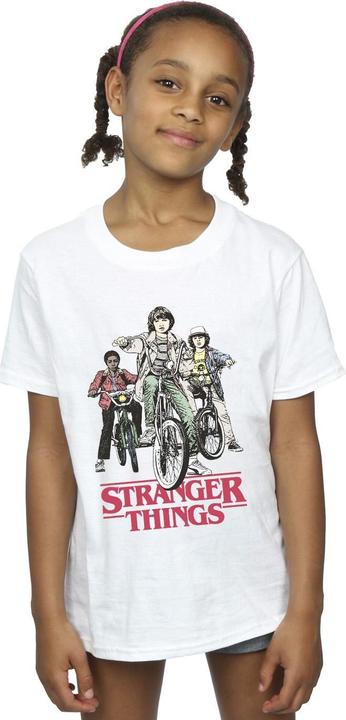 Produktbild Netflix Stranger Things Retro Bikers TShirt Mädchen (152, 158)