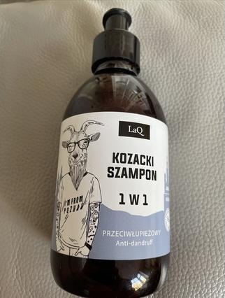 LaQ Cossack Shampoo 1in1 tea tree anti-dandruff shampoo and twelve herb complex (300 ml, Flüssiges Shampoo)