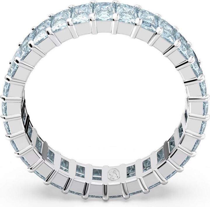 Produktbild Swarovski Matrix Ring Baguette Schliff Blau (58)