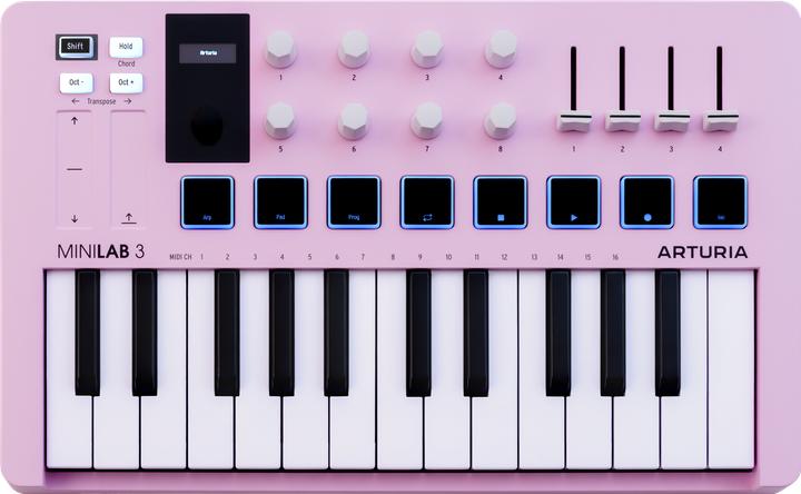 Arturia MINILab 3 Rose Quartz (Keyboards)