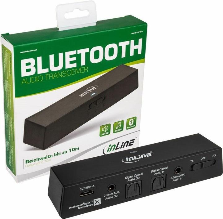 Image du produit InLine Émetteur-récepteur audio Bluetooth (Emetteur & Récepteur)