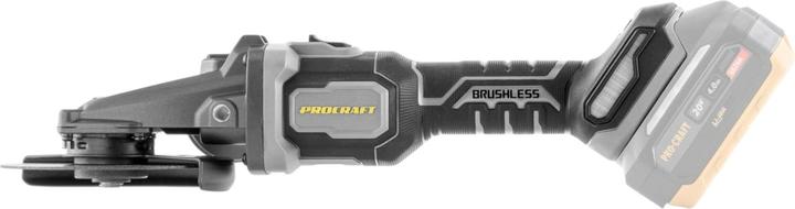 Immagine prodotto Procraft Industrial AG125Cbb Smerigliatrice angolare a batteria con testa piatta 20 V 125 mm (125 mm)