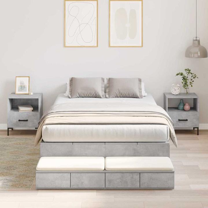 Actual product image vidaXL Storage bed (120 x 190 cm)