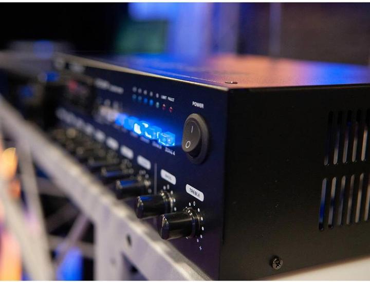 Actual product image Omnitronic CPZ-120P ELA ELA amplifier 120 W 4-channel 4 zones (Amplifier)